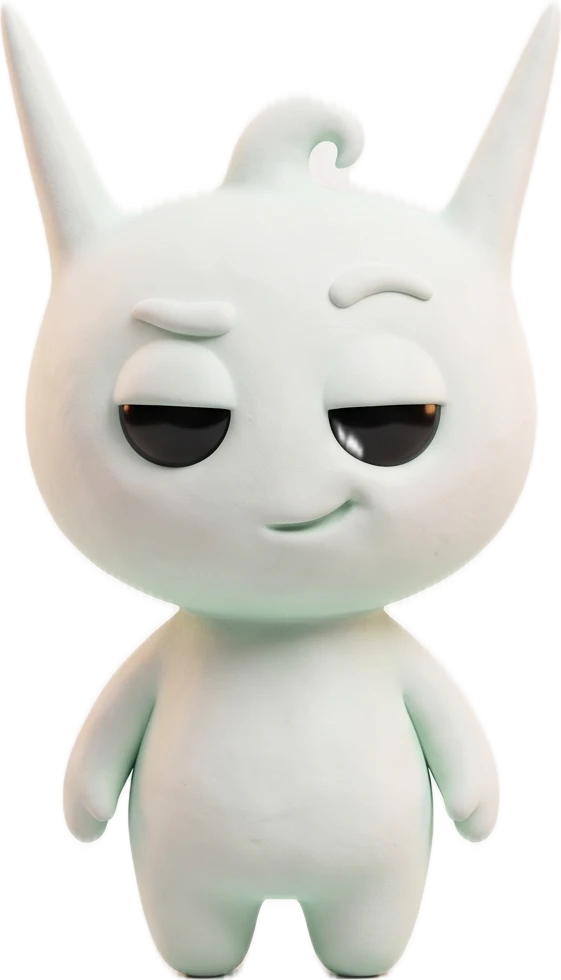 Murmury with a sly, half-closed look and a small smirk